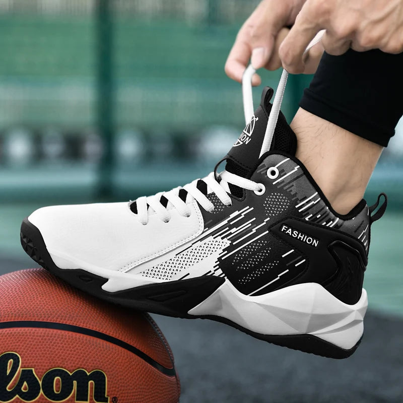 OEM ODM Brand Logo Custom Men Fashion Style High Big Size Sports Professional Sneakers Basketball Shoes