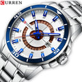 CURREN 8359 Fashion Quartz Watch — 45mm, Auto Date, 3BAR