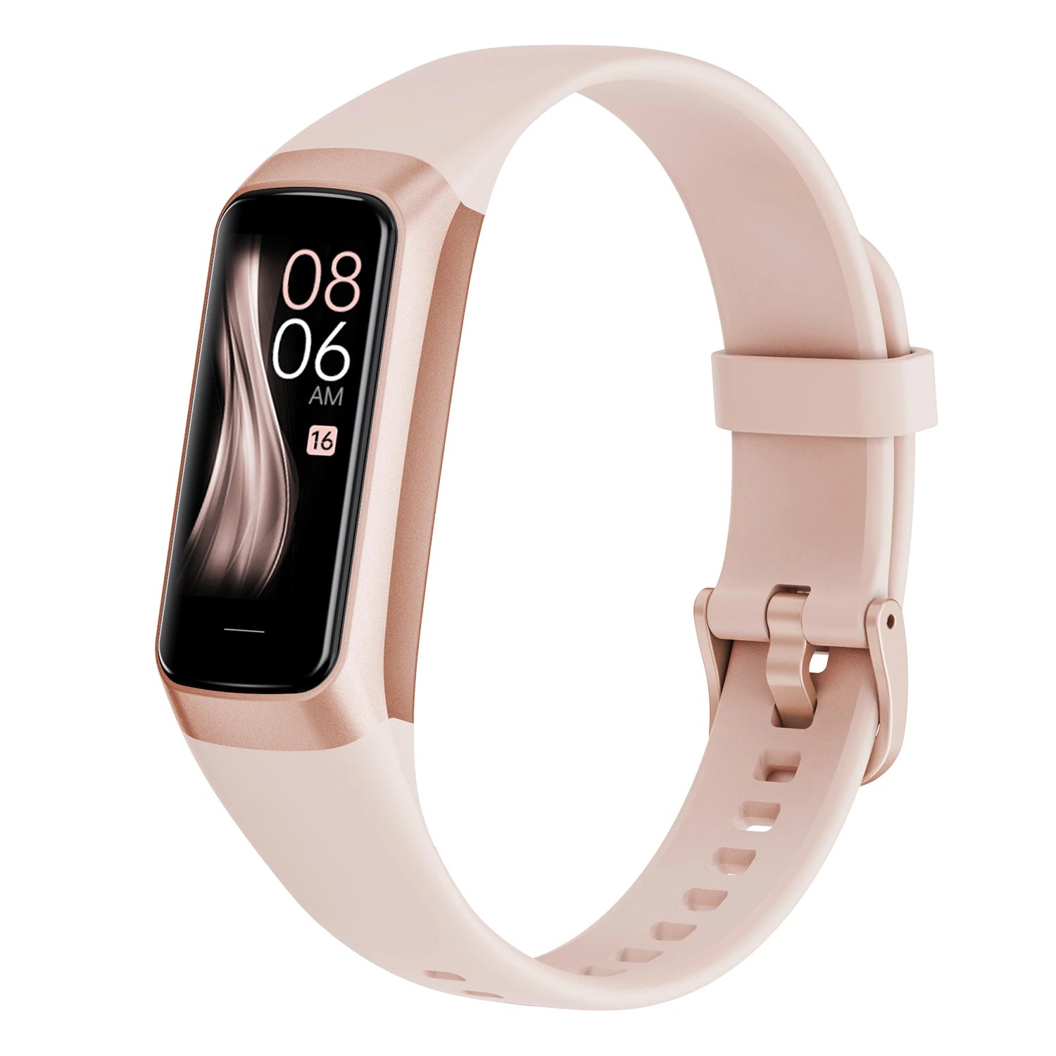 C80 Amoled High Resolution Body Temperature Heart Rate Monitor Sport Tracking Smart Bracelet Watches for Men and Women