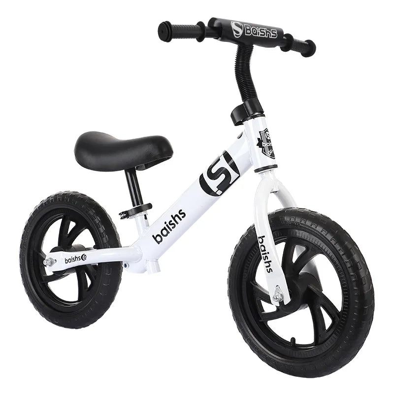 LazyChild Balance Bike for Kids Metal Frame Non-pedal Bicycle 2-6 Years Old Scooter For Children 12 Inch Sliding Balance Scooth