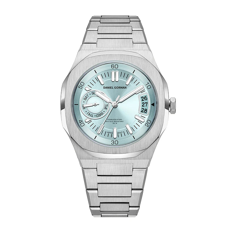 Daniel Gorman Japan Quartz Watch — 40mm, Day/Date, Week Display, 5BAR
