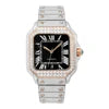 Premium Iced Out Moissanite Automatic Watch — 43mm, Sapphire, Day/Date