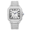 Premium Iced Out Moissanite Automatic Watch — 43mm, Sapphire, Day/Date