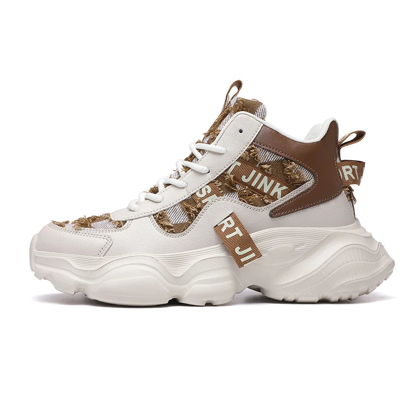 Greatshoes Daddy Shoes High Heel Black Sneakers Shoes Sports,Custom Men Trainers Casual Walking Shoes