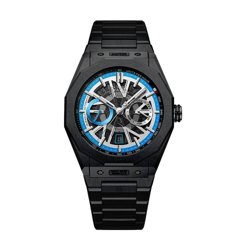 Bonest Gatti BG9601 CITIZEN Movement Automatic Watch — Sapphire, 5BAR, Gold