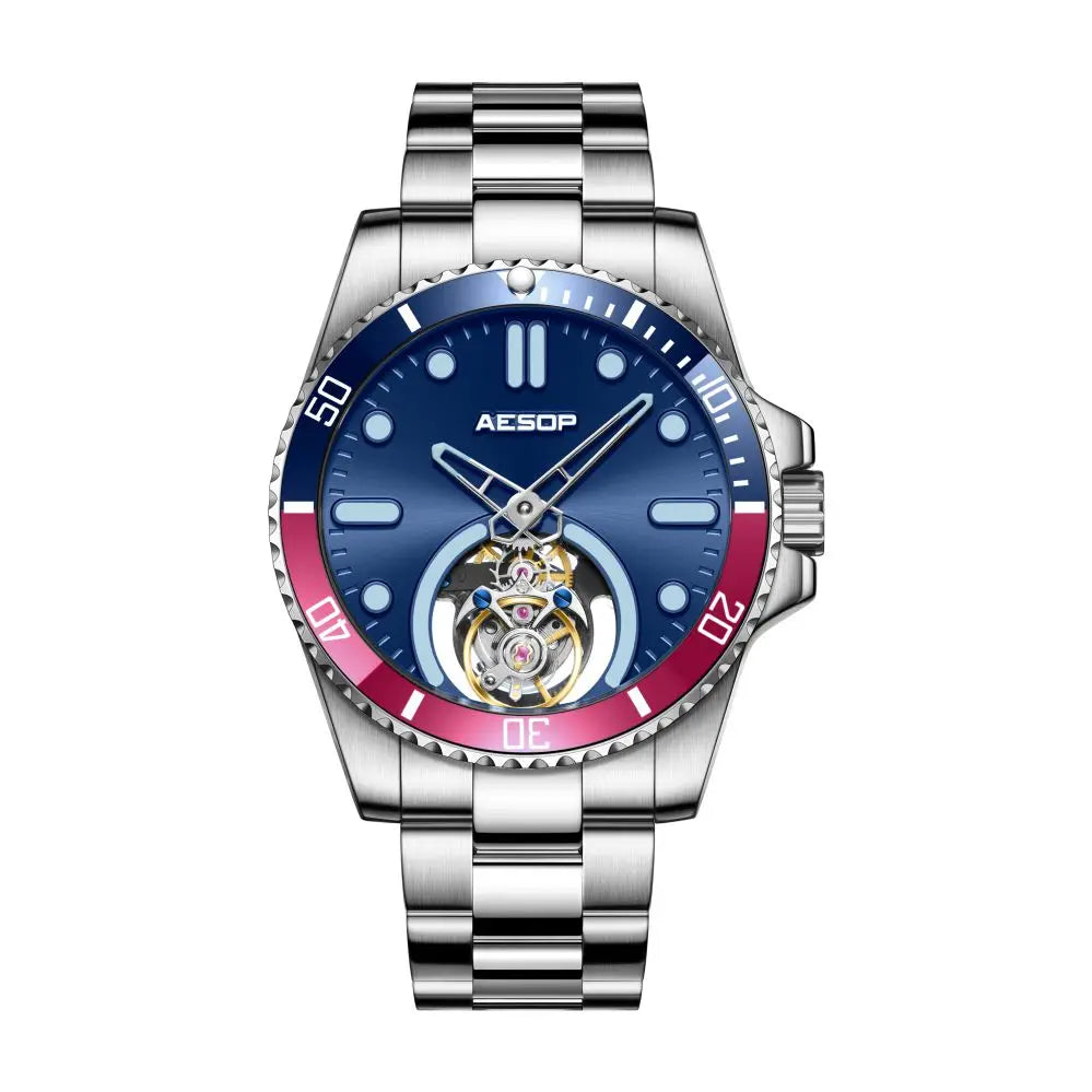 AESOP RTS Tourbillon Diver Watch — 42mm, Sapphire Crystal, 3BAR