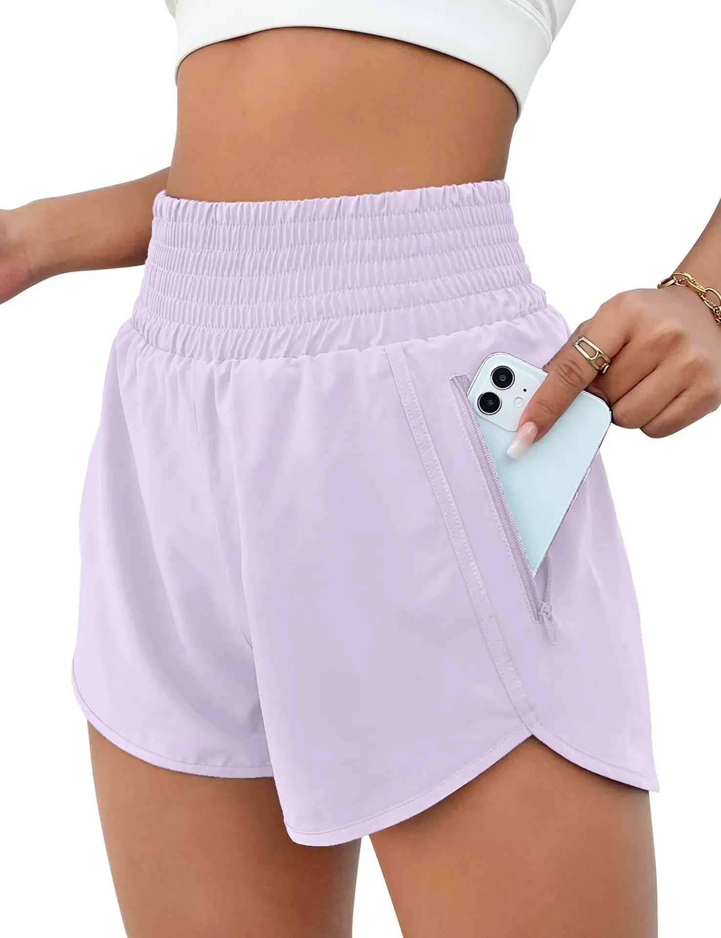 2-in-1 Workout Shorts with Liner