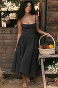 Satin Floral Cut-Out Maxi Dress