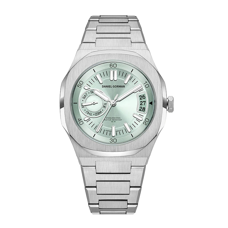 Daniel Gorman Japan Quartz Watch — 40mm, Day/Date, Week Display, 5BAR