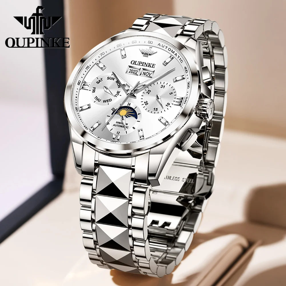 OUPINKE 3201 Tourbillon Automatic Watch — 40mm, Sapphire, Power Reserve