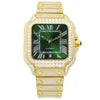 Premium Iced Out Moissanite Automatic Watch — 43mm, Sapphire, Day/Date