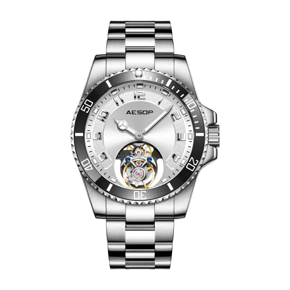 AESOP RTS Tourbillon Diver Watch — 42mm, Sapphire Crystal, 3BAR