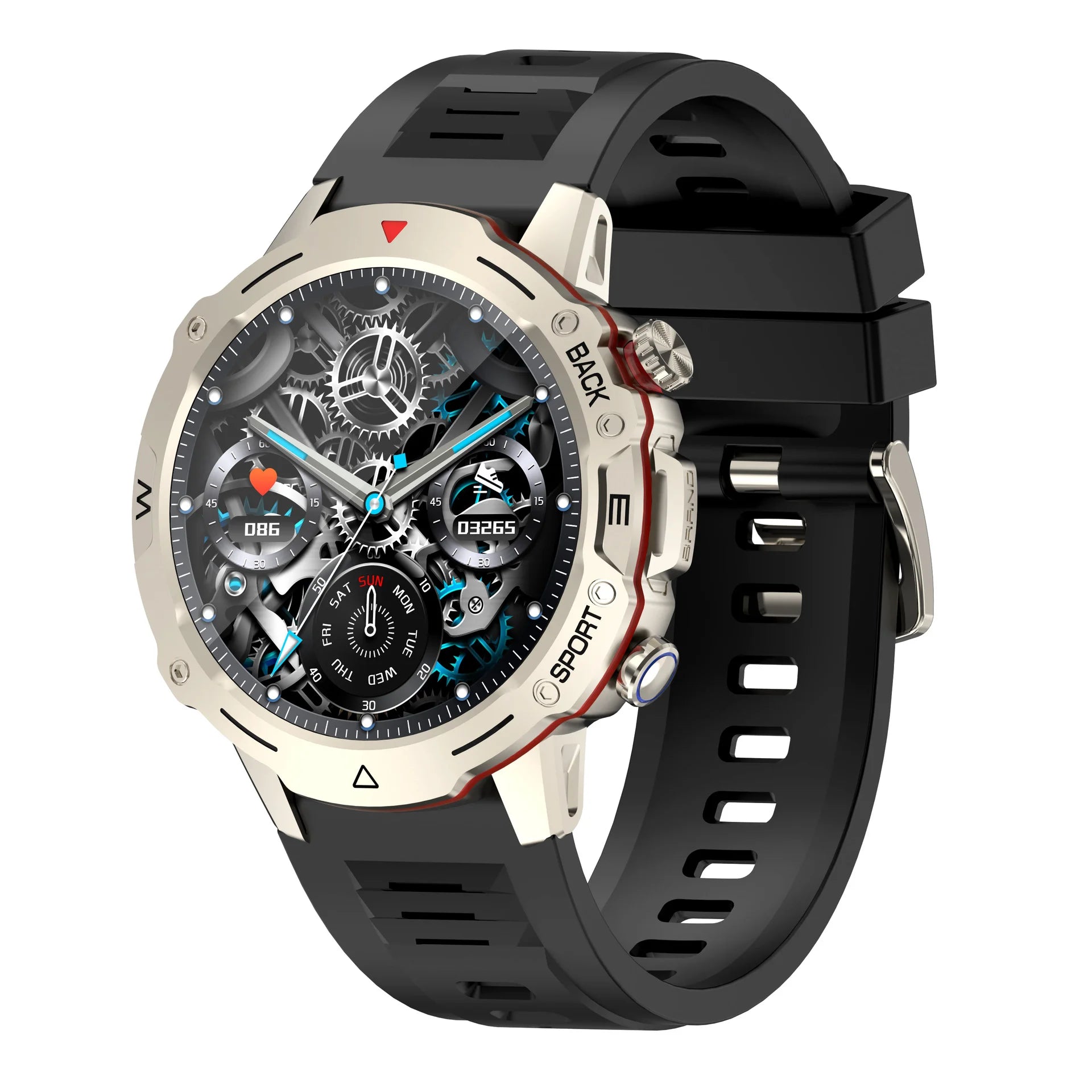 G102 Smart Watch — 1.39" HD Round Screen, Fitness Tracking