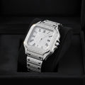 Iced Out VVS1 Moissanite 40mm Mechanical Watch — Stainless Steel