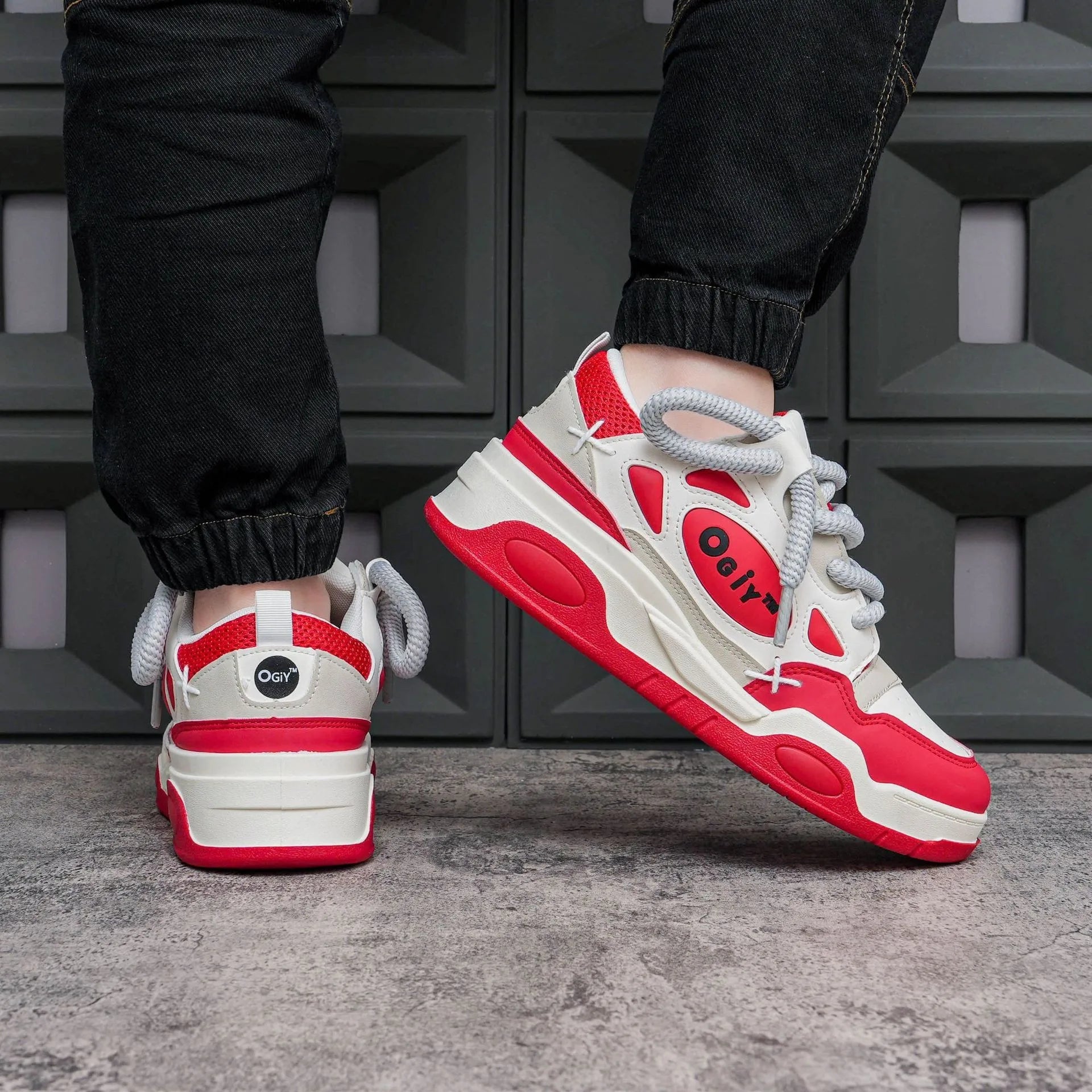 Panda Height Increasing Thick Sole Board Shoes