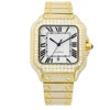 Premium Iced Out Moissanite Automatic Watch — 43mm, Sapphire, Day/Date
