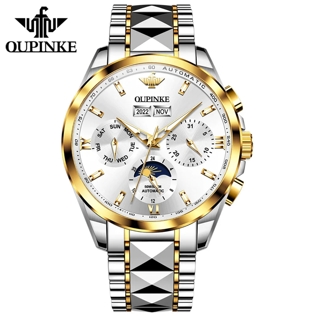 OUPINKE 3201 Tourbillon Automatic Watch — 40mm, Sapphire, Power Reserve