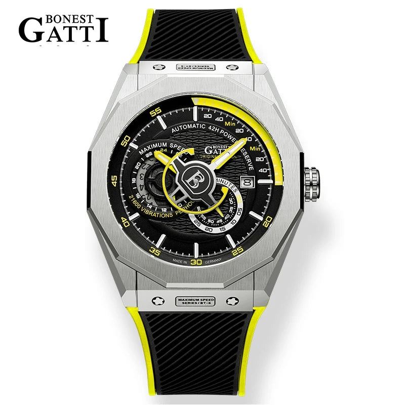Bonest Gatti CITIZEN Automatic Watch — 42.5mm, 5BAR, Luminous, Backlight