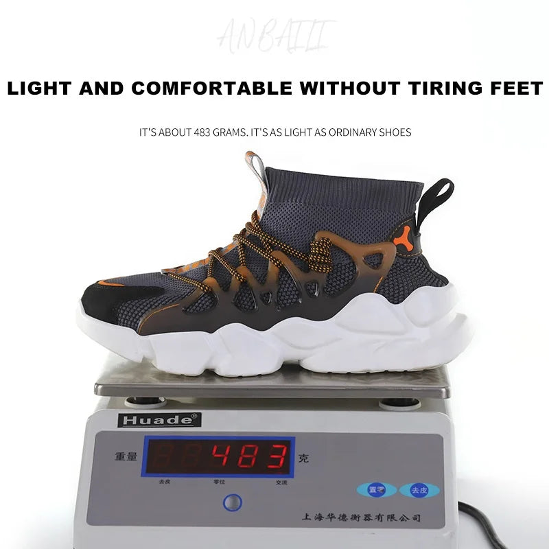 Fashion Work Safety Boots Lightweight Composite Toe
