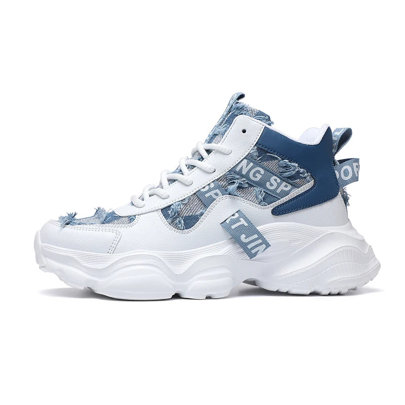 Greatshoes Daddy Shoes High Heel Black Sneakers Shoes Sports,Custom Men Trainers Casual Walking Shoes