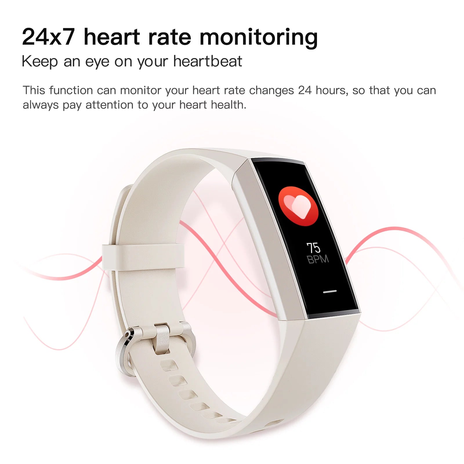 C80 Amoled High Resolution Body Temperature Heart Rate Monitor Sport Tracking Smart Bracelet Watches for Men and Women