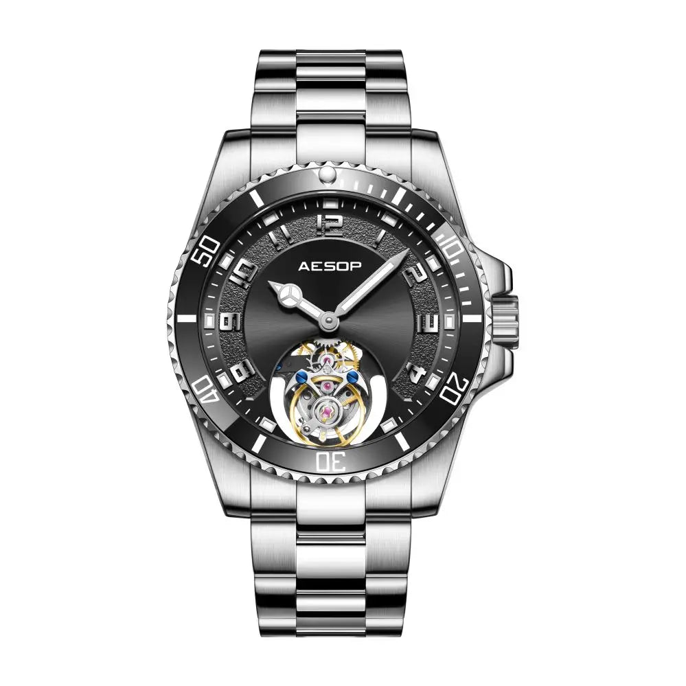 AESOP RTS Tourbillon Diver Watch — 42mm, Sapphire Crystal, 3BAR
