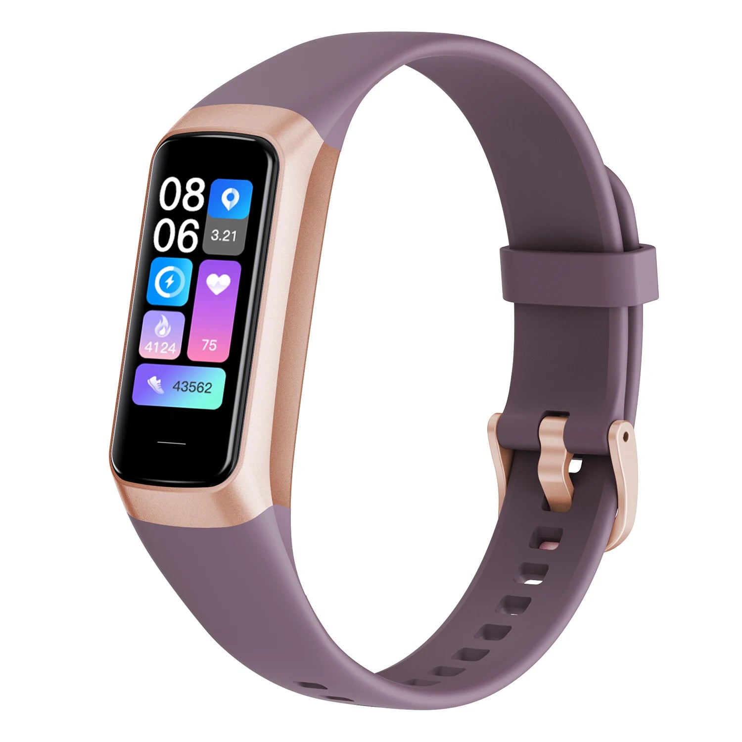 C80 Amoled High Resolution Body Temperature Heart Rate Monitor Sport Tracking Smart Bracelet Watches for Men and Women