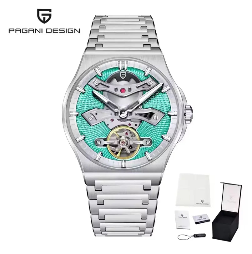PAGANI DESIGN PD-YS028 Hollow Tourbillon Watch — 42mm, 10BAR
