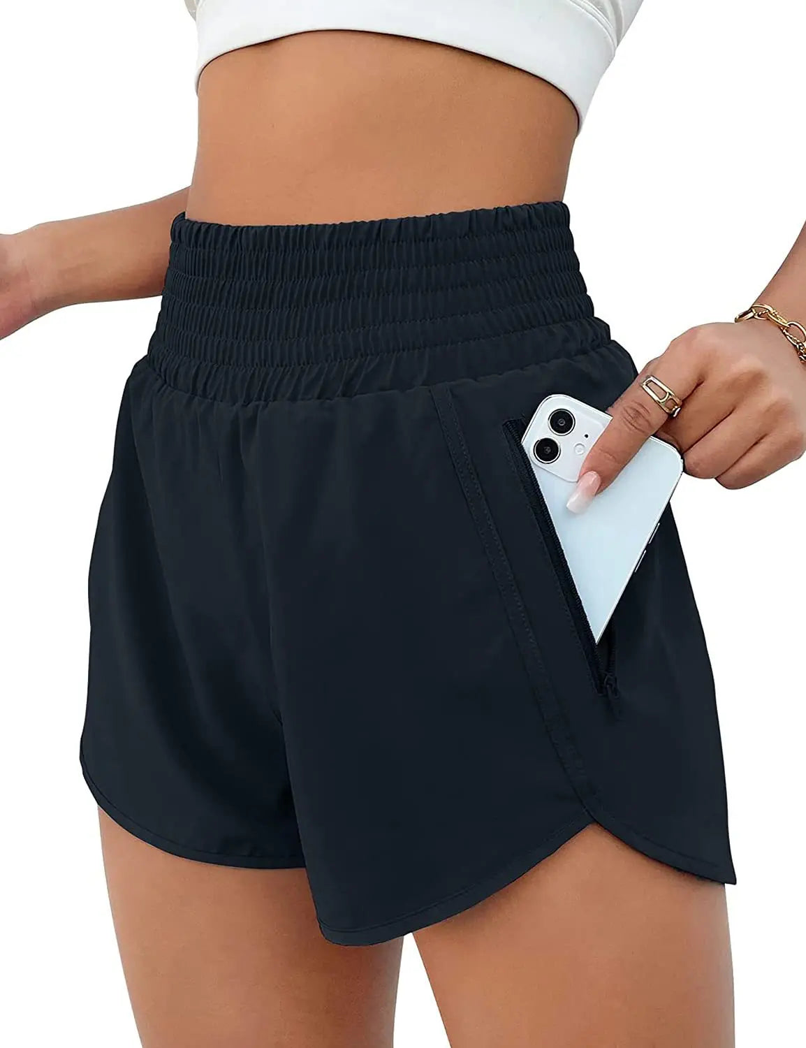 2-in-1 Workout Shorts with Liner