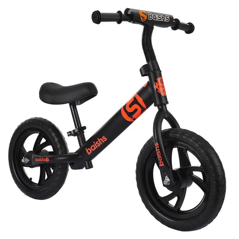 LazyChild Balance Bike for Kids Metal Frame Non-pedal Bicycle 2-6 Years Old Scooter For Children 12 Inch Sliding Balance Scooth