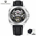 Pagani Design Watch YS017 Stainless Steel Waterproof Automatic Men Watch Sapphire Glass Skeleton Tourbillon Mechanical Watch