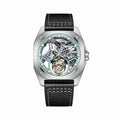 Luxury Hollow Skeleton Tourbillon Watch — 42.5mm, Sapphire Crystal, Leather