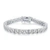 GRA Certification 925 Silver VVS Ice Cut Moissanite Tennis Chain Necklace Bracelet Hiphop Style Cuban Link Chain Necklace