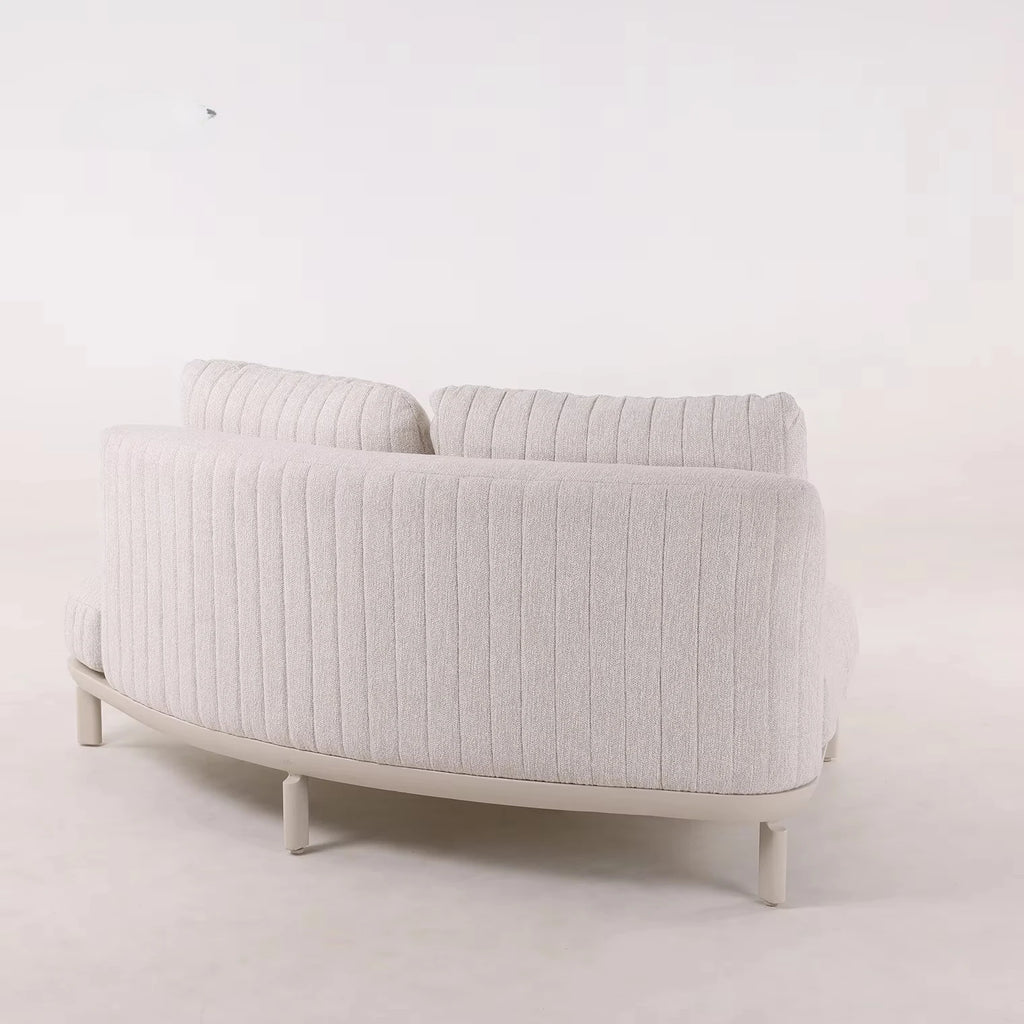 Outdoor Lounge 3 Seat Aluminium Outdoor Modular Sofa Outside Patio Seating Furniture Garden Sofa Sets