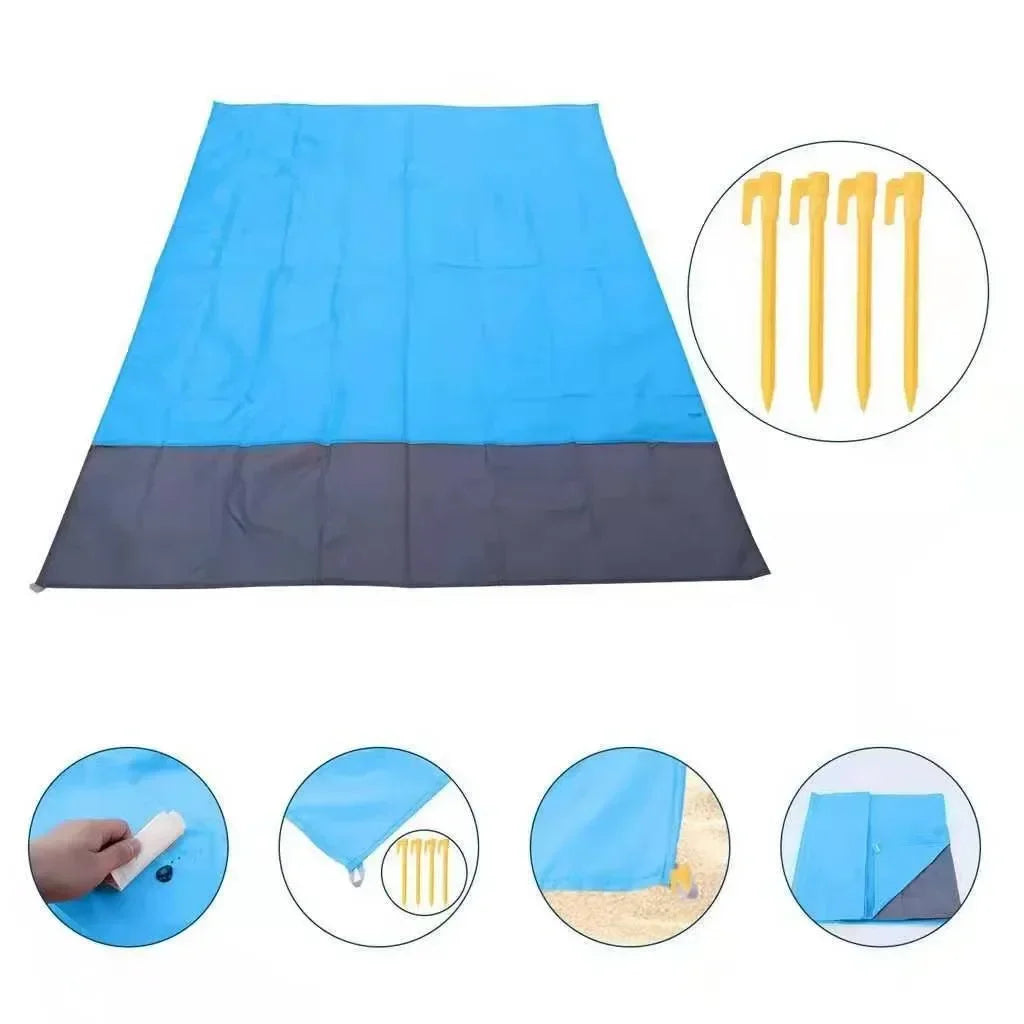 Beach Blanket Sandproof 200x140cm Lightweight