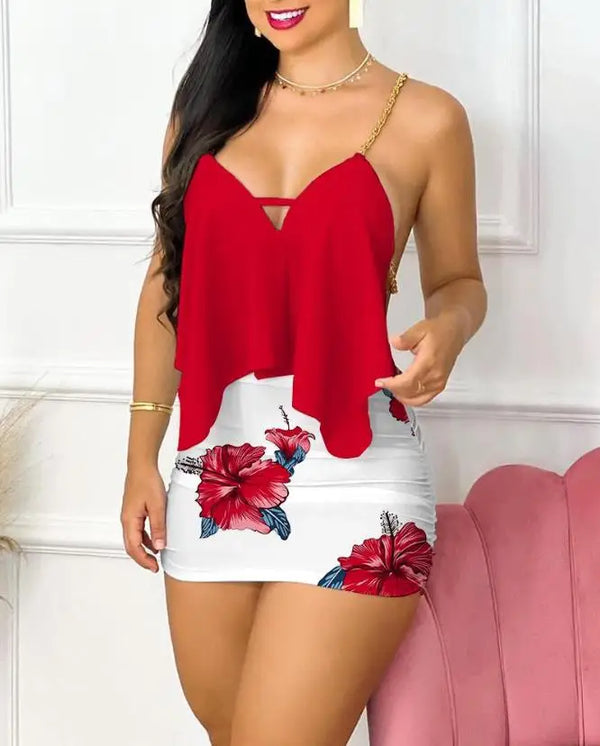 Floral Print Summer Dress