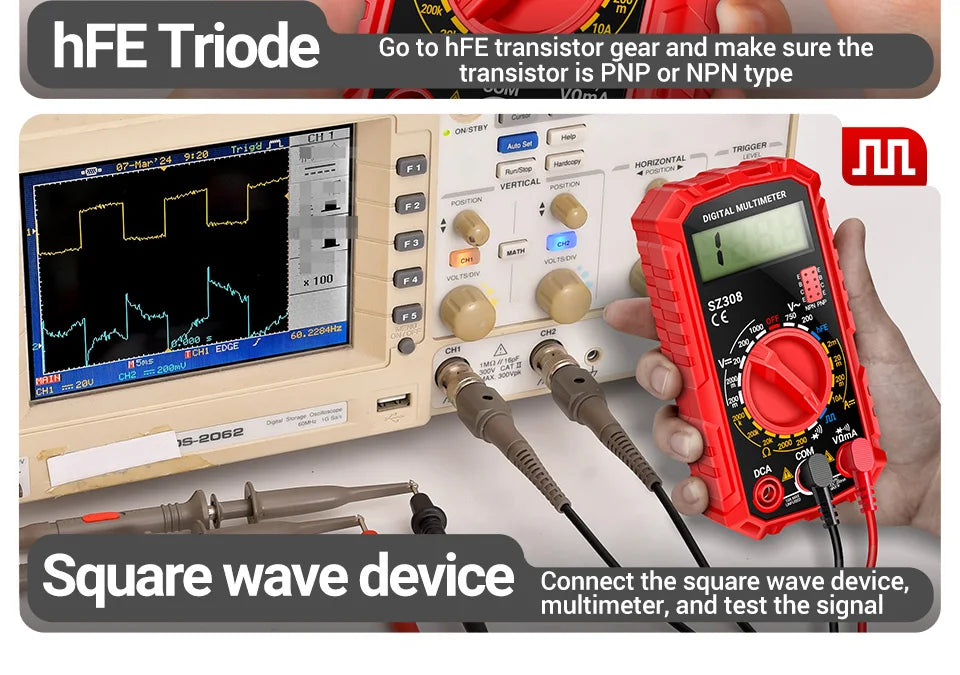 ANENG SZ308 Digital Multimeter AC/DC Tester