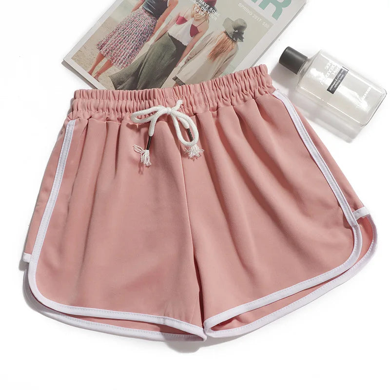 Wide-Leg Breathable Yoga Shorts
