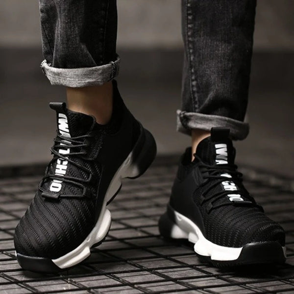Men Safety Shoes Steel Toe Sneakers Anti-smash Industrial Work Shoes Lightweight Puncture Proof Work Man Safety Boots Male Boot
