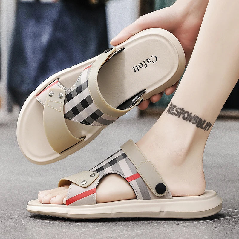 Men's Lightweight One-Line Summer Beach Sandals
