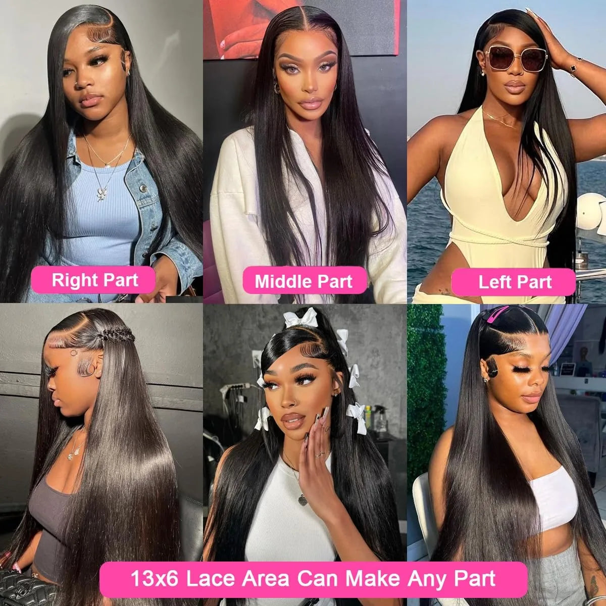 13x6 Lace Front Straight Brazilian Wig 30-42 Inch