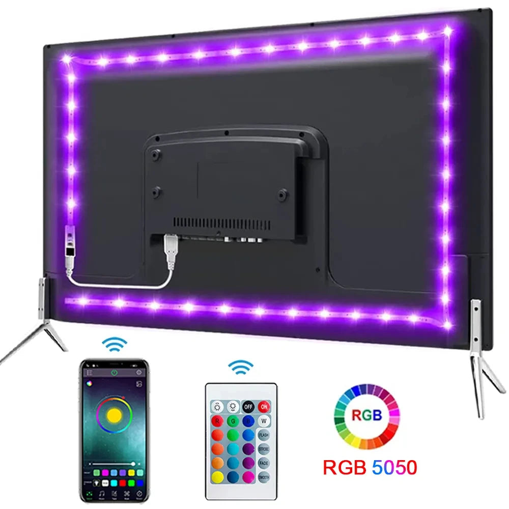 Bluetooth LED Strip Lights RGB App Control