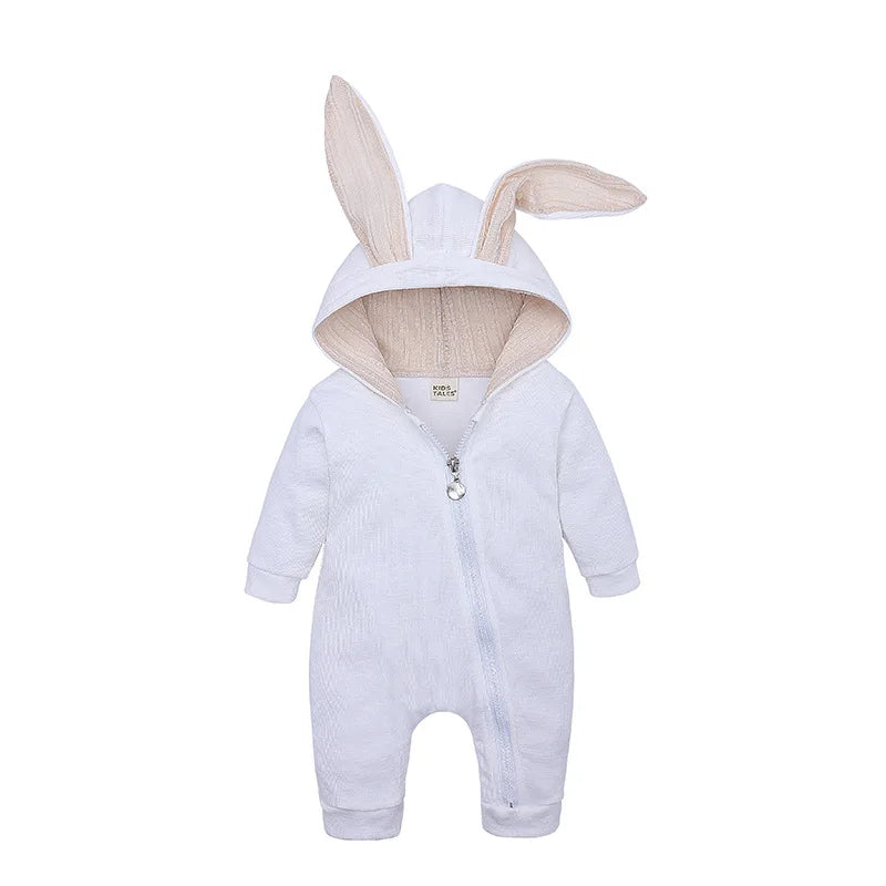 Baby Boys Easter Bunny Hooded Romper