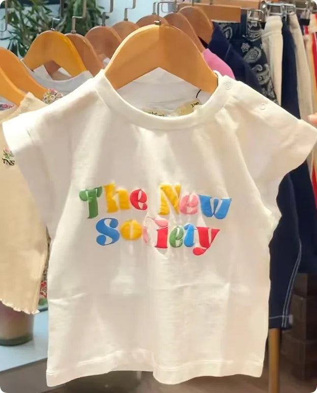 Kids Printed Summer T-Shirt & Skirt Set – Ages 2-10