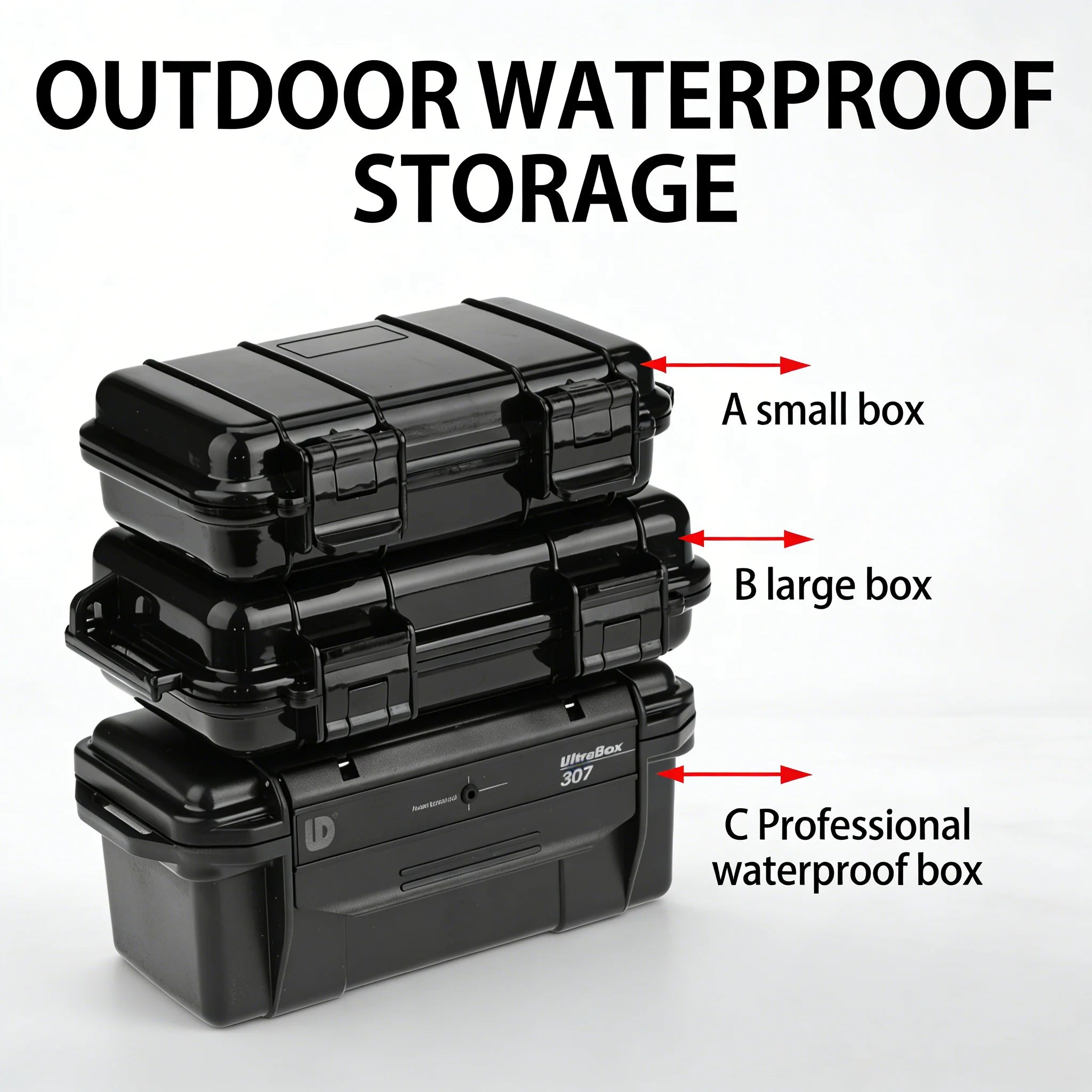 Outdoor Waterproof Shockproof Sealed Storage Case