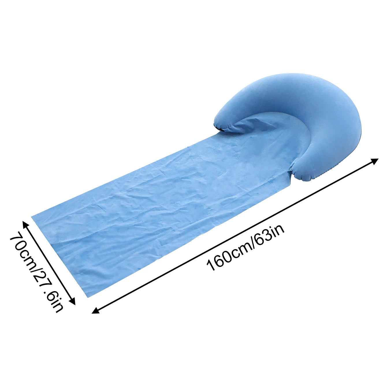 Foldable Inflatable Beach Mat Compact