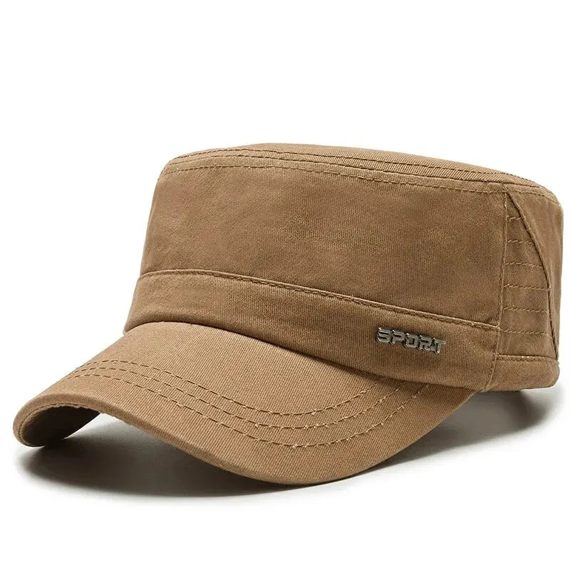 Men's Flat Military Cap Casual Fashion