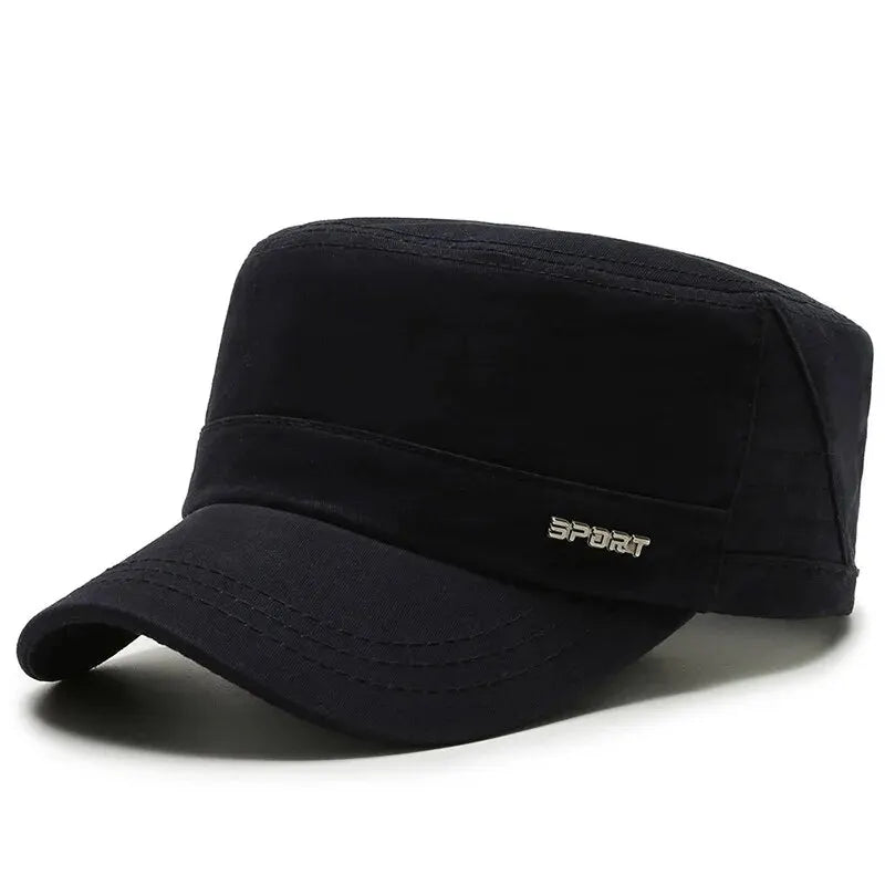 Men's Flat Military Cap Casual Fashion
