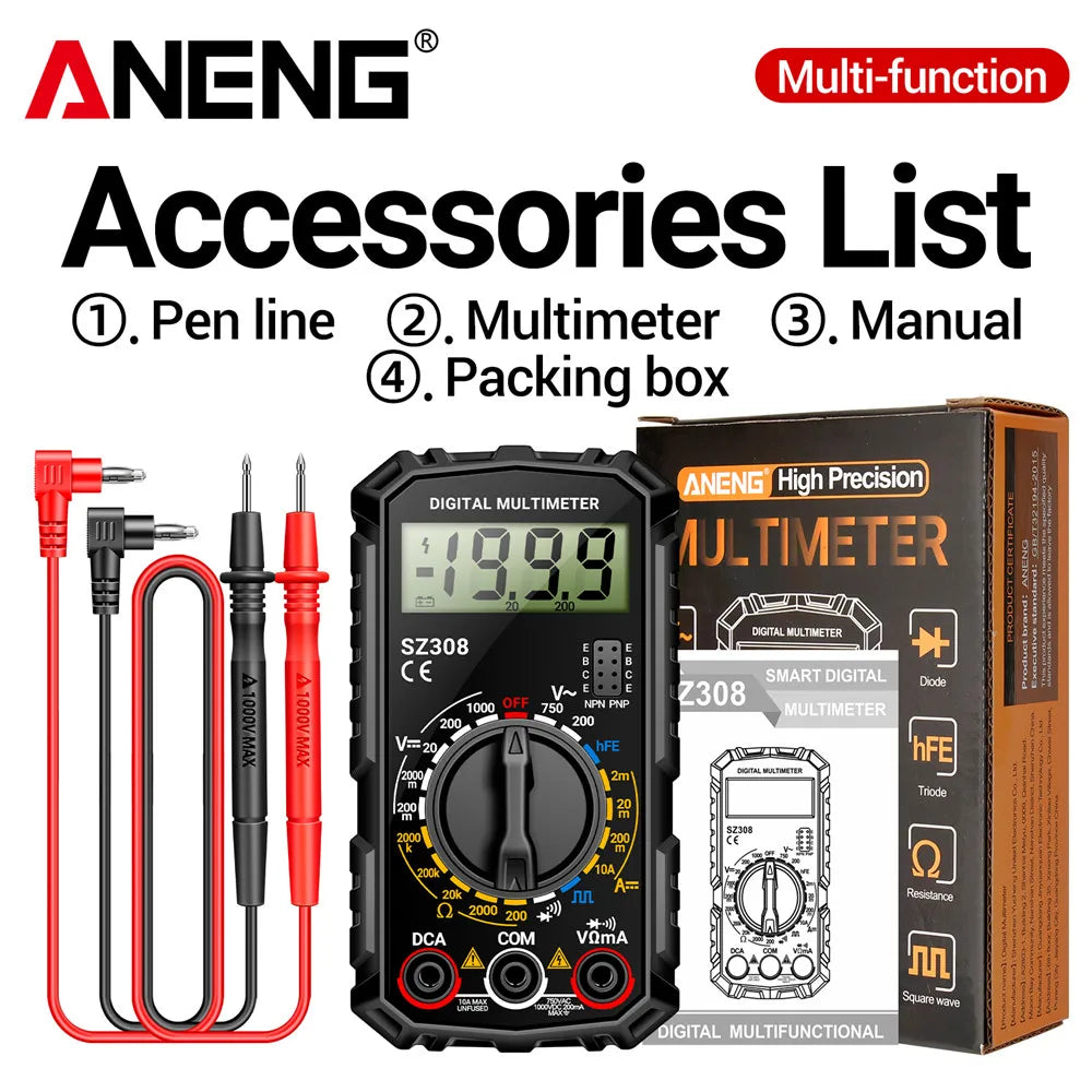 ANENG SZ308 Digital Multimeter AC/DC Tester