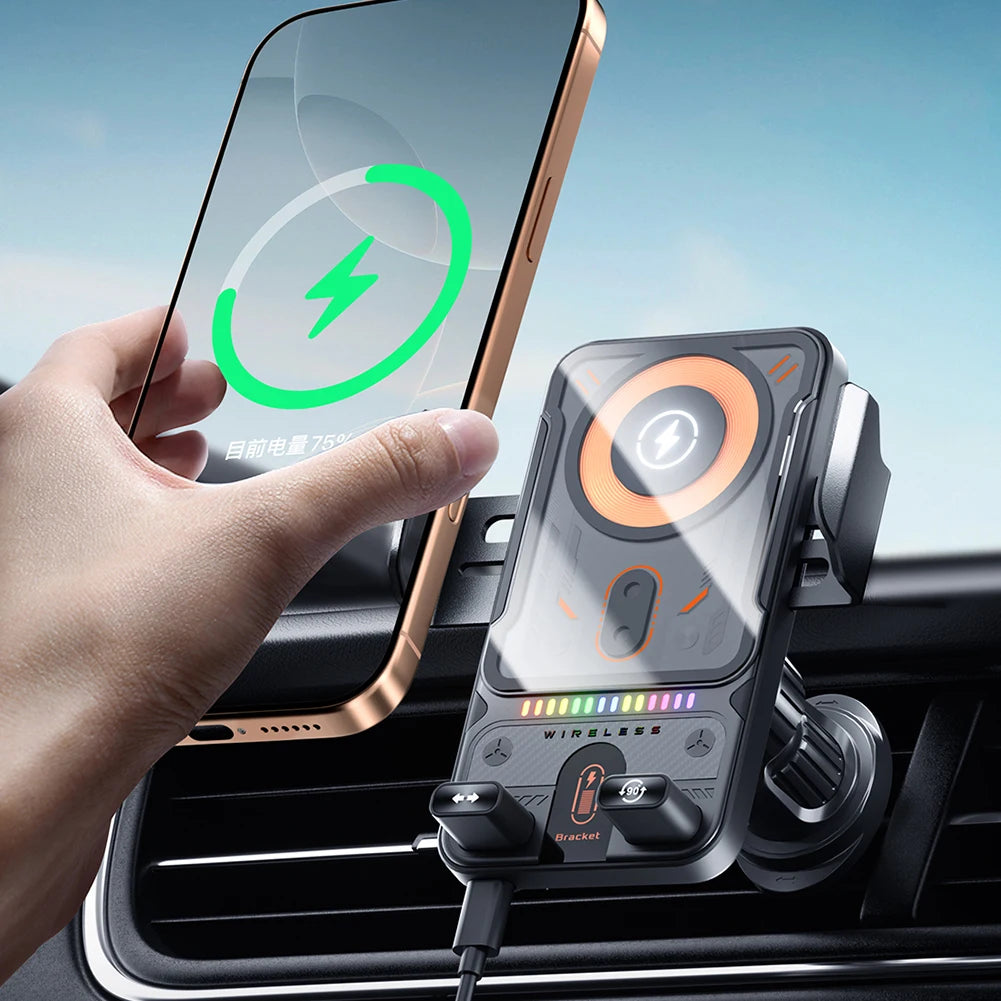 Car Wireless Charger Phone Mount Air Vent
